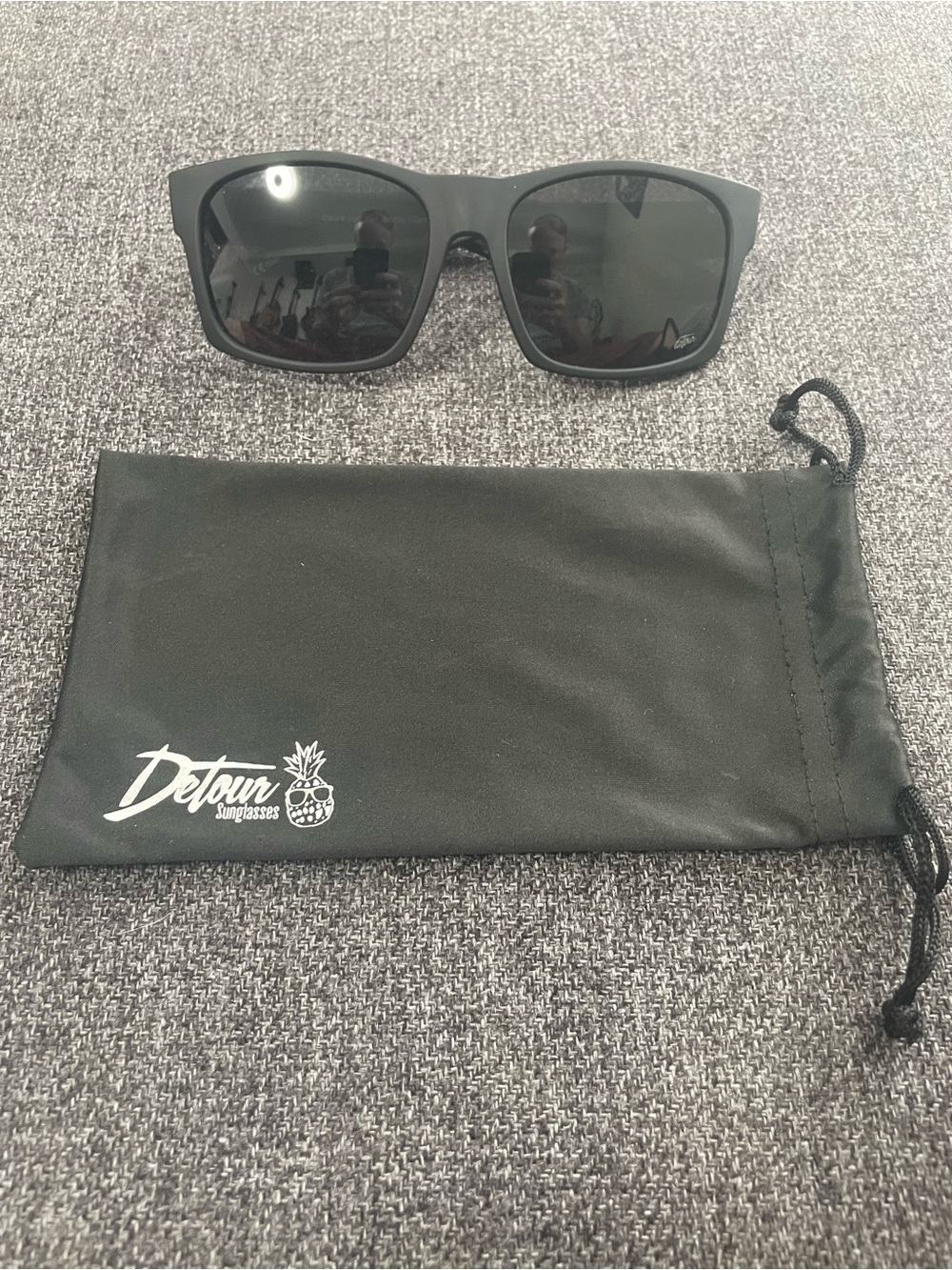 Detour Big Kahuna XL Matte Black with Jet Black Polarized Lenses